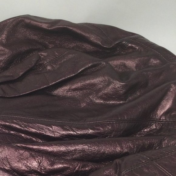 Kooba Purple Metallic Large Leather Hobo Bag - Picture 10 of 15